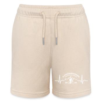 Alpenüberquerung 2025 Oberstdorf Meran, Rad - Stanley/Stella Teenager Bio-Joggingshorts MINI BOLTER - Natur - Vorne