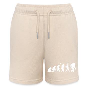 Evolution - Bigfoot - Yeti - Stanley/Stella Teenager Bio-Joggingshorts MINI BOLTER - Natur - Vorne