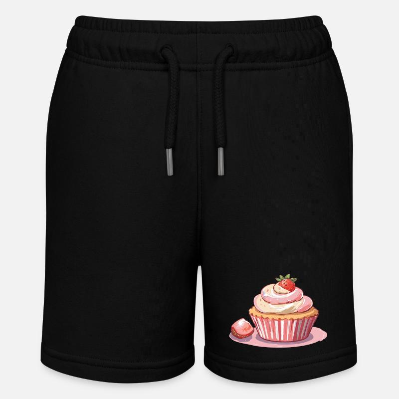 Cupcake Fraise - Short bio MINI BOLTER Stanley/Stella Ado - noir