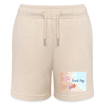Beach Days Beach Motifs Starfish - Stanley/Stella MINI BOLTER Organic Teen Jogging Shorts - soft Ecru - Front