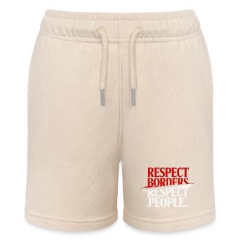 Respecter les frontières Respecter les gens - Groenland - Short bio MINI BOLTER Stanley/Stella Ado - écru doux - Devant