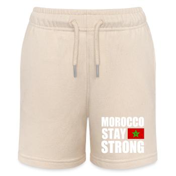 Morocco stay strong - Short bio MINI BOLTER Stanley/Stella Ado - écru doux - Devant