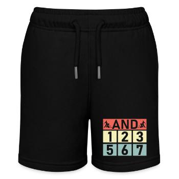And 123 567 Salsa Dance Latin Music - Stanley/Stella Teenager Bio-Joggingshorts MINI BOLTER - Schwarz - Vorne