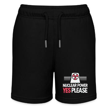 Nuclear Power Yes Please - Pro Clean Energy - Stanley/Stella MINI BOLTER Organic Teen Jogging Shorts - black - Front