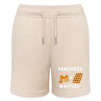 Crêpes sur gaufres - Short bio MINI BOLTER Stanley/Stella Ado - écru doux - Devant
