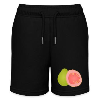 Guava Pop Art - Stanley/Stella MINI BOLTER Organic Teen Jogging Shorts - black - Front