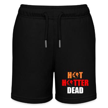 Hot hotter dead - Stanley/Stella MINI BOLTER Organic Teen Jogging Shorts - black - Front