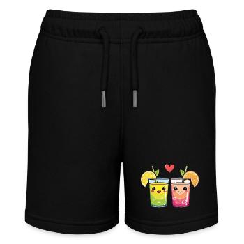 Limonade Couple Love Drink Coeur Saint Valentin - Short bio MINI BOLTER Stanley/Stella Ado - noir - Devant