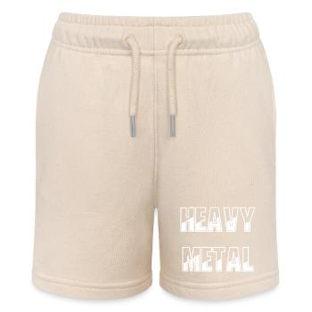 Heavy metal - Stanley/Stella MINI BOLTER Organic Teen Jogging Shorts - soft Ecru - Front