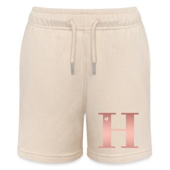 Buchstabe H Roségold - Stanley/Stella Teenager Bio-Joggingshorts MINI BOLTER - Natur - Vorne