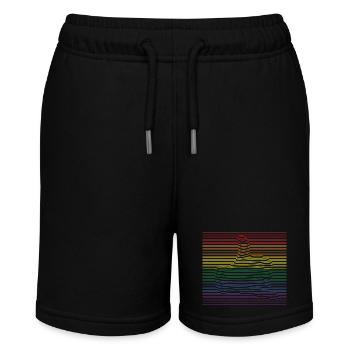 Call Me bunt - Stanley/Stella Teenager Bio-Joggingshorts MINI BOLTER - Schwarz - Vorne