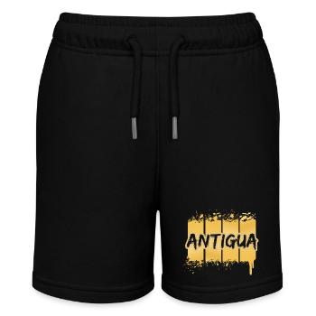 Gift for Antigua - Stanley/Stella MINI BOLTER Organic Teen Jogging Shorts - black - Front