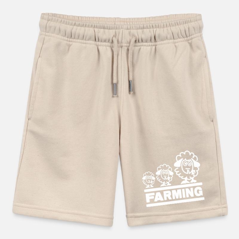 Farmer Evolution Sheep Stanley/Stella MINI BOLTER Organic Teen Jogging Shorts