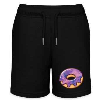 Kosmische Galaxie Donut - Stanley/Stella Teenager Bio-Joggingshorts MINI BOLTER - Schwarz - Vorne