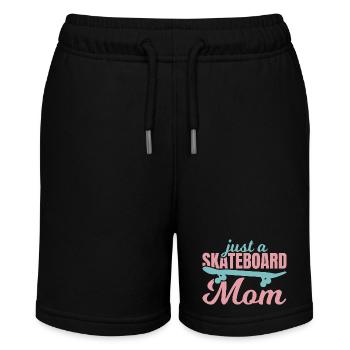 Skateboard Mom - Stanley/Stella MINI BOLTER Organic Teen Jogging Shorts - black - Front