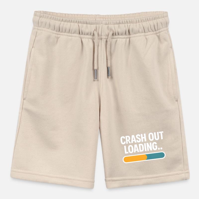 Crash Out Loading Progress Bar Funny Saying Stanley/Stella MINI BOLTER Organic Teen Jogging Shorts