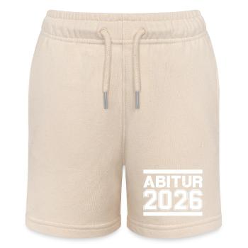 Abitur 2026  - Stanley/Stella Teenager Bio-Joggingshorts MINI BOLTER - Natur - Vorne