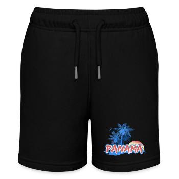 Gift for Panama - Stanley/Stella MINI BOLTER Organic Teen Jogging Shorts - black - Front
