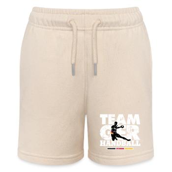 HANDBALL EM TEAM GERMANY - Stanley/Stella Teenager Bio-Joggingshorts MINI BOLTER - Natur - Vorne