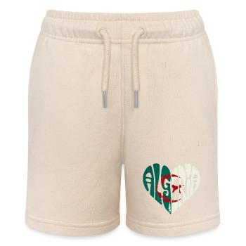 Algeria in my heart - Stanley/Stella MINI BOLTER Organic Teen Jogging Shorts - soft Ecru - Front