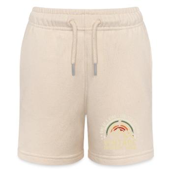 Januar 1996 Geburtstagsgeschenk - Original 29 Jahre - Stanley/Stella Teenager Bio-Joggingshorts MINI BOLTER - Natur - Vorne