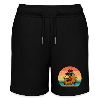 Chickens Hen - Stanley/Stella MINI BOLTER Organic Teen Jogging Shorts - black - Front