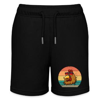Chickens Hen - Stanley/Stella MINI BOLTER Organic Teen Jogging Shorts - black - Front