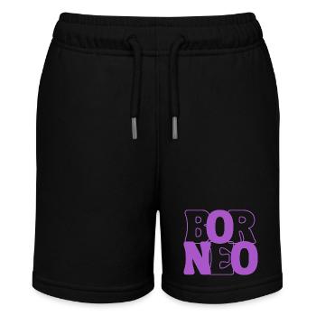 Borneo Indonesia - Stanley/Stella MINI BOLTER Organic Teen Jogging Shorts - black - Front