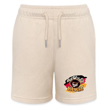 Die Wilden Kerle Logo Deutschlandfahne - Stanley/Stella Teenager Bio-Joggingshorts MINI BOLTER - Natur - Vorne