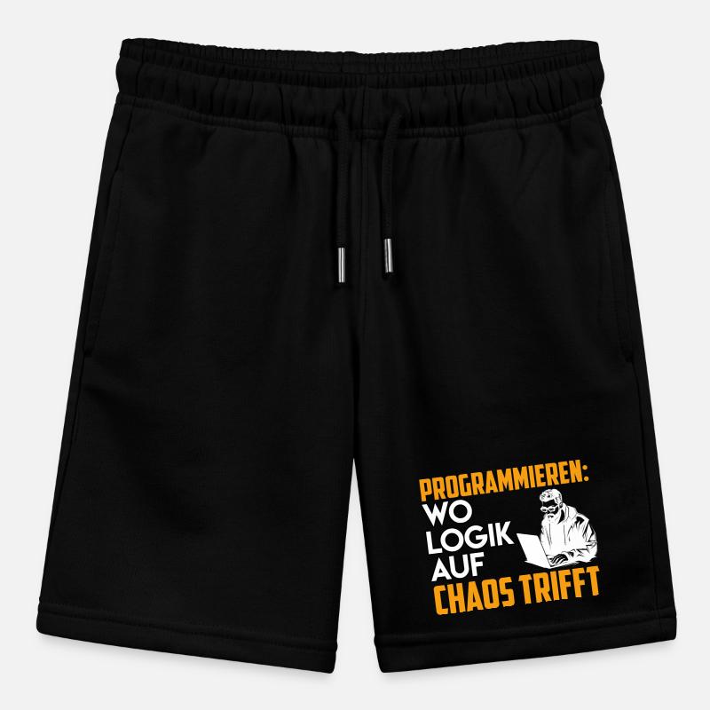 PROGRAMMING WHERE LOGIC MEETS CHAOS Funny Stanley/Stella MINI BOLTER Organic Teen Jogging Shorts