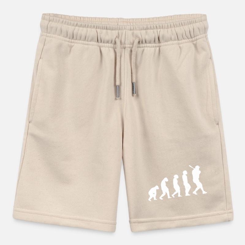 Baseball Player Evolution Baseball Stanley/Stella MINI BOLTER Organic Teen Jogging Shorts