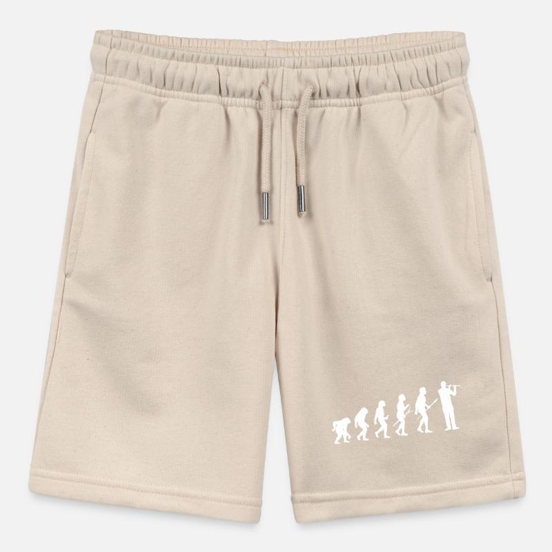 Flötist Evolution Querflöte Stanley/Stella Teenager Bio-Joggingshorts MINI BOLTER