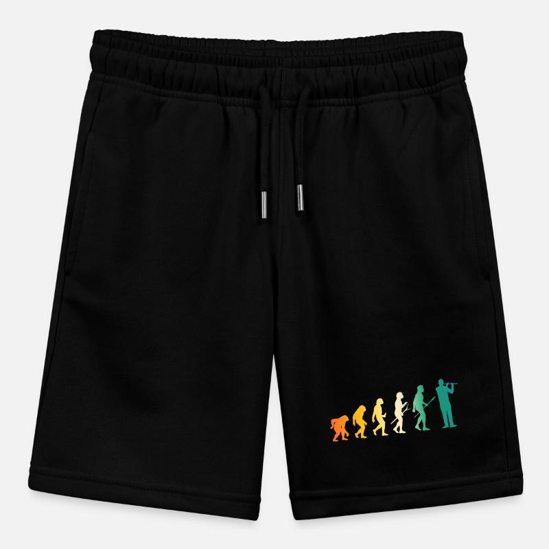 Flötist Evolution Querflöte Stanley/Stella Teenager Bio-Joggingshorts MINI BOLTER