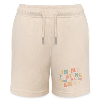 Mein Testkoordinator Era Groovy Teacher Test Day - Stanley/Stella Teenager Bio-Joggingshorts MINI BOLTER - Natur - Vorne