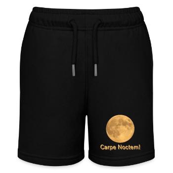nutze die nacht latein - Stanley/Stella Teenager Bio-Joggingshorts MINI BOLTER - Schwarz - Vorne