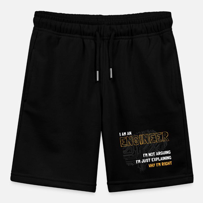 Engineer Pride Software engineer programmer gifts Stanley/Stella MINI BOLTER Organic Teen Jogging Shorts