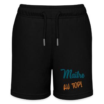 MASTER - Stanley/Stella MINI BOLTER Organic Teen Jogging Shorts - black - Front