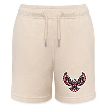 Aigle rouge et blanc - Short bio MINI BOLTER Stanley/Stella Ado - écru doux - Devant