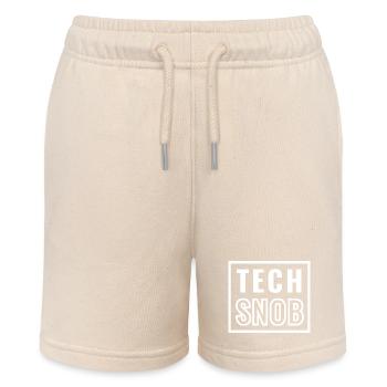 Tech Snob - Technologie - IT - Stanley/Stella Teenager Bio-Joggingshorts MINI BOLTER - Natur - Vorne