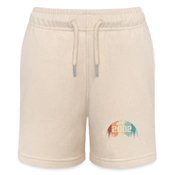Original November 2002 Birthday November 2002 - Stanley/Stella MINI BOLTER Organic Teen Jogging Shorts - soft Ecru - Front