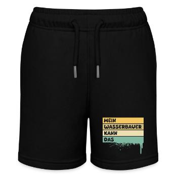 Hydraulic engineers - Stanley/Stella MINI BOLTER Organic Teen Jogging Shorts - black - Front