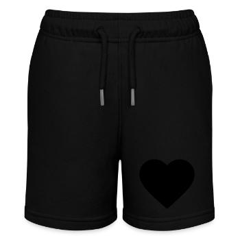 the black heart - Stanley/Stella MINI BOLTER Organic Teen Jogging Shorts - black - Front
