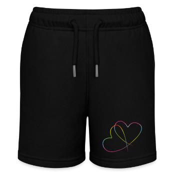 Cœurs arc-en-ciel Amour sans frontières - Short bio MINI BOLTER Stanley/Stella Ado - noir - Devant