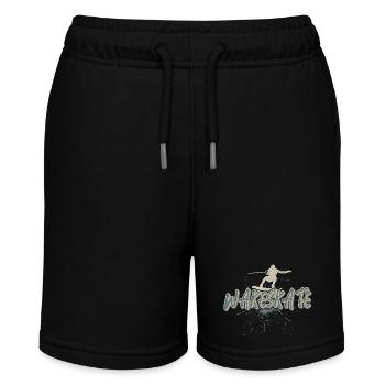 Wakeskate Wakeskating Wakeskater Wakeboard - Stanley/Stella Teenager Bio-Joggingshorts MINI BOLTER - Schwarz - Vorne