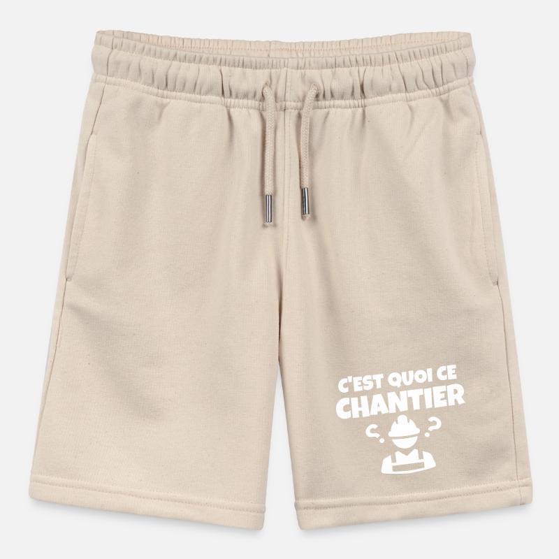 construction site, site manager, construction Stanley/Stella MINI BOLTER Organic Teen Jogging Shorts