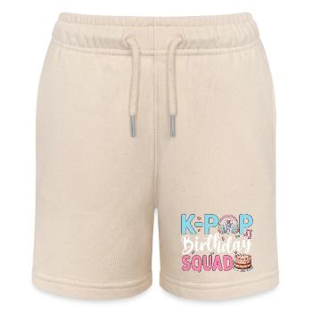 K-Pop Birthday Squad - Stanley/Stella Teenager Bio-Joggingshorts MINI BOLTER - Natur - Vorne