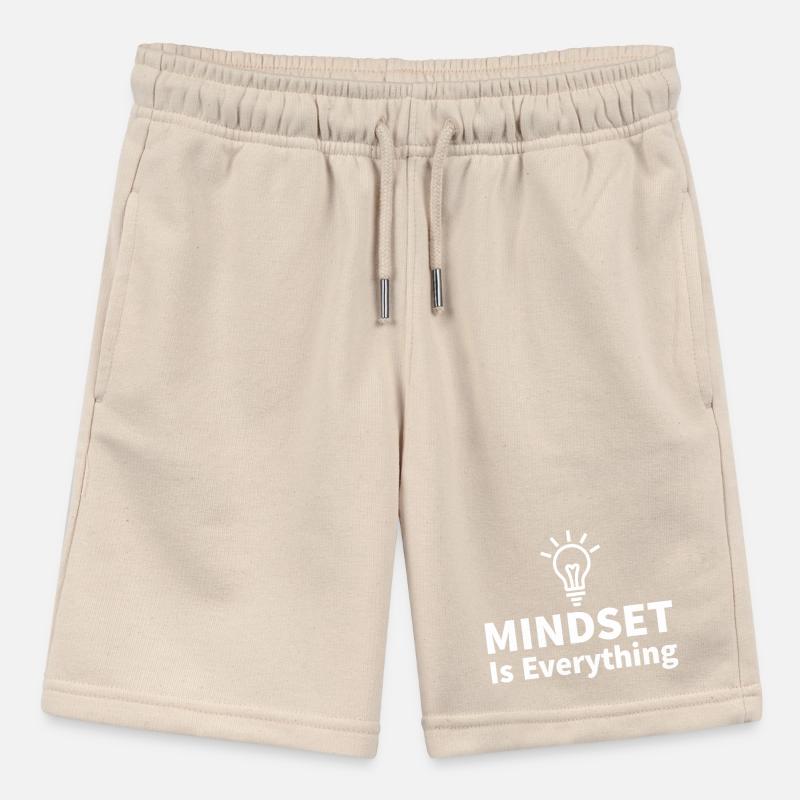 Mindset is everything Glühbirne Motivation Erfolg Stanley/Stella Teenager Bio-Joggingshorts MINI BOLTER