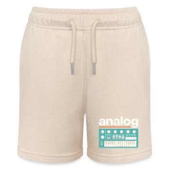 Analog Synthesizer Retro Music  - Stanley/Stella MINI BOLTER Organic Teen Jogging Shorts - soft Ecru - Front