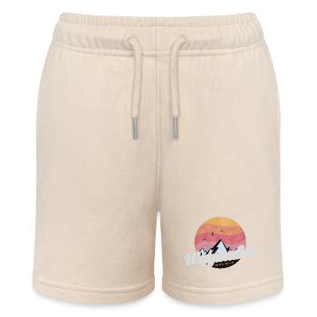 Wegmacher, Versprechenshüter, Wundertäter - Jesus - Stanley/Stella Teenager Bio-Joggingshorts MINI BOLTER - Natur - Vorne