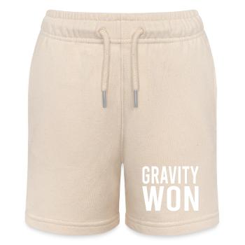 Gravity Won Bold Statement Humour T-shirt - Short bio MINI BOLTER Stanley/Stella Ado - écru doux - Devant